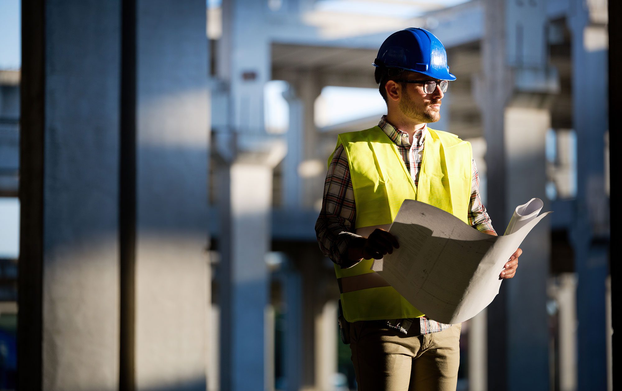 energy male engineer construction site