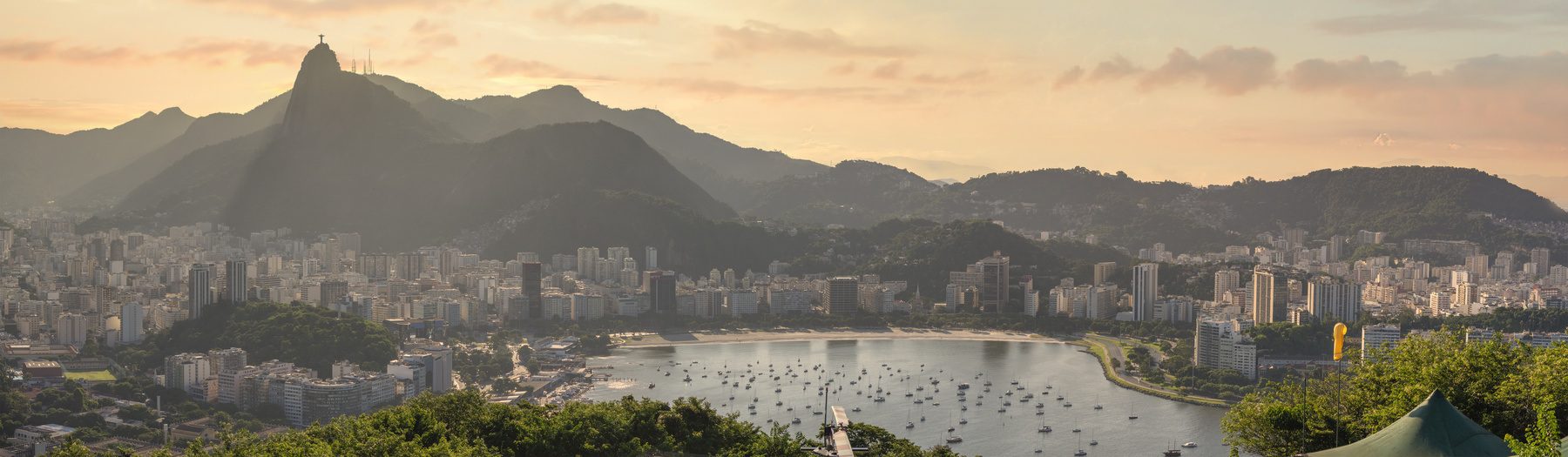 skyline of rio de janeiro, brazil
