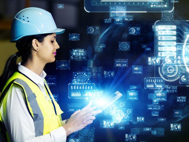 Industrial technology concept art